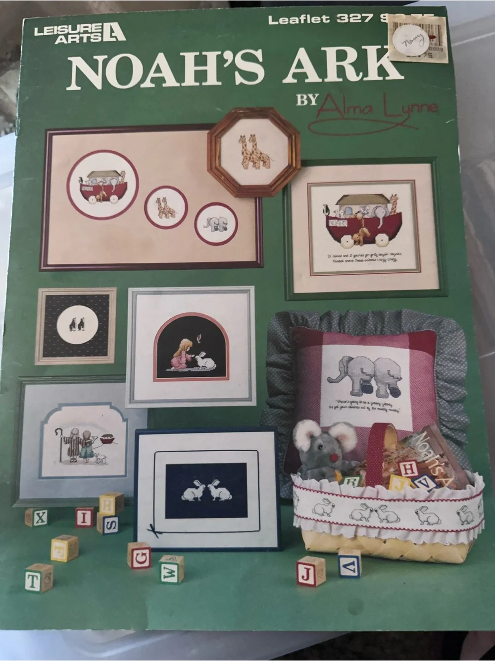 Cross Stitch Pattern NOAH'S ARK by Alma Lynne Leisure Arts Leaflet 327